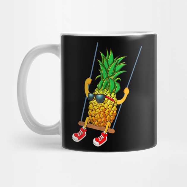 Funny swinging pineapple swinger sunglasses summer by Tianna Bahringer